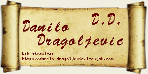 Danilo Dragoljević vizit kartica